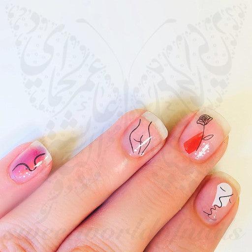 You Need To See This Abstract Nail Art Inspo Before Your Next Salon Trip |  Funky nail art, Line nail art, Geometric nail art